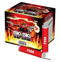 Петарди Big big silver cracker P200 (1 пачка, 36 шт) - головне фото
